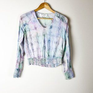 Pastel Tie-Dye Women's Top